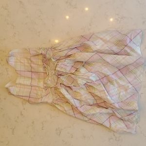 Janie and Jack girls dress size 10 colors green and purple